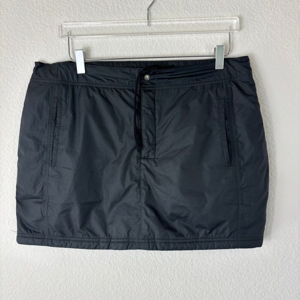 Columbia Womens Mini Skirt 14 Gray Puffer Hiking Pickleball Omni-Shield Climbing